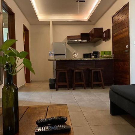 Aquastar Hotel & Apartments Mahahual Bagian luar foto