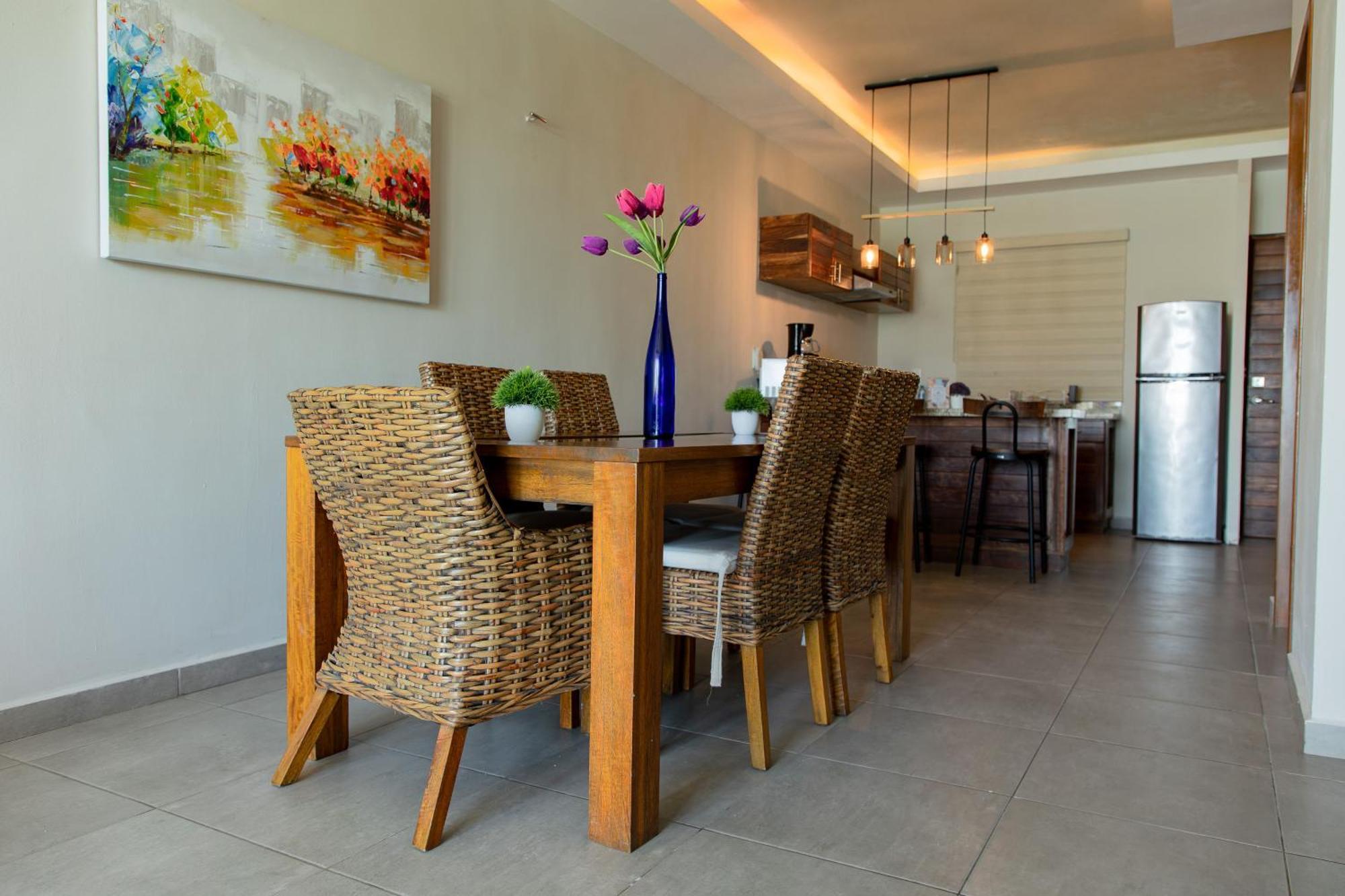 Aquastar Hotel & Apartments Mahahual Bagian luar foto
